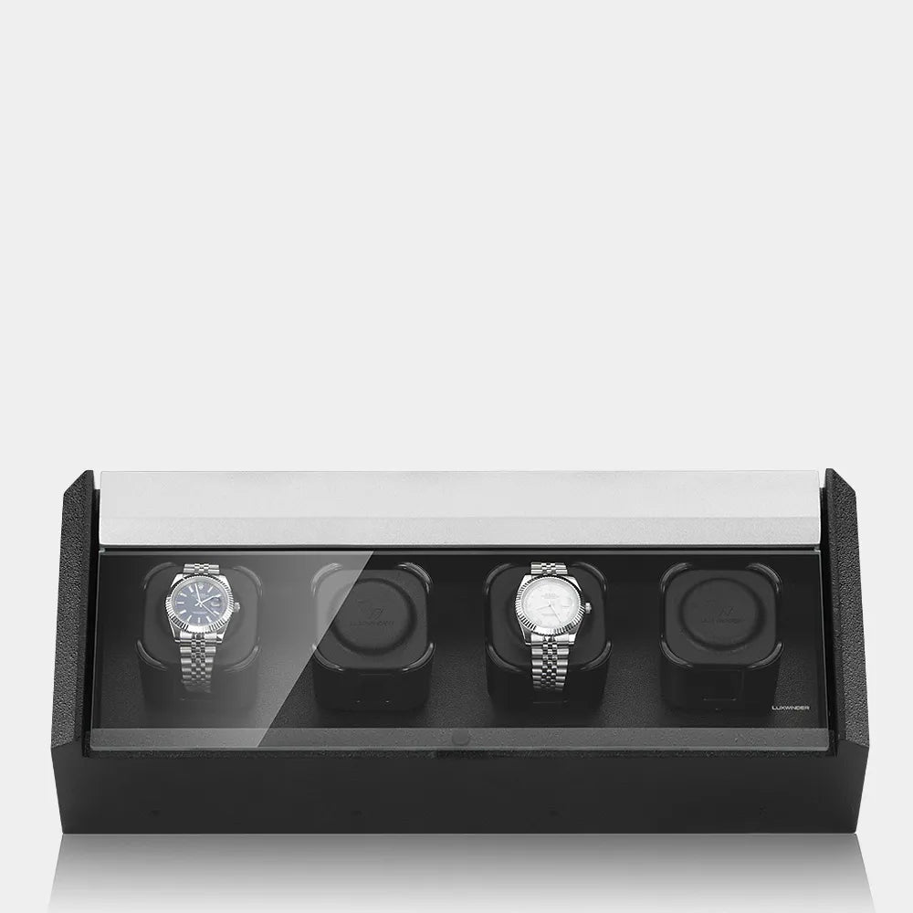 Carica Orologi Automatici - CARAT 4 Orologi Grigio / Nero-Le Remontoir-3