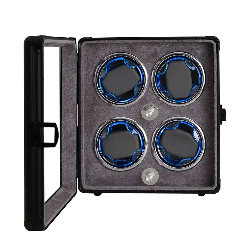 Carica Orologi Automatici Quatuor Moderno Nero-Le Remontoir-2