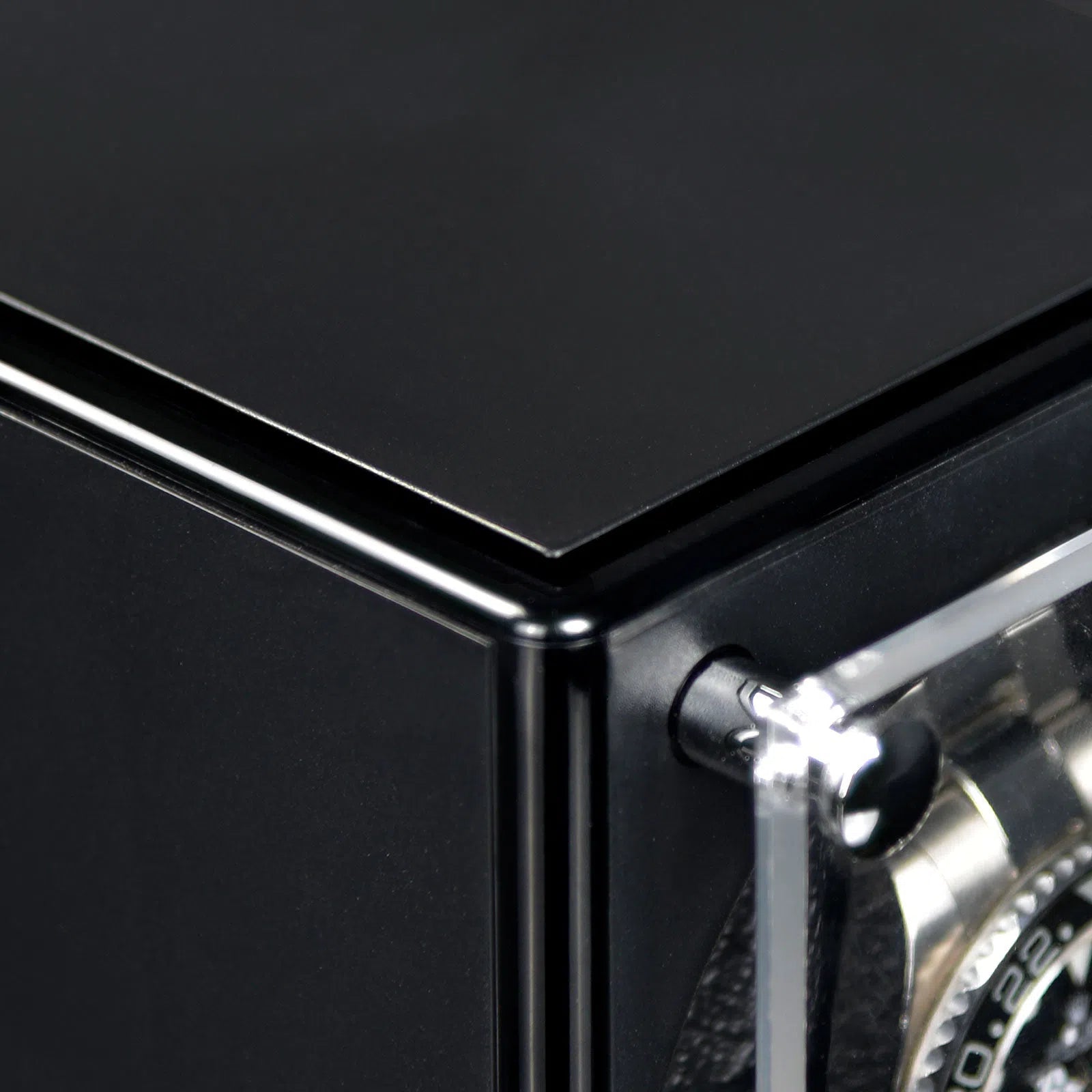 Carica Orologi Automatici - Guignol Piccolo 2.0 (senza adattatore di corrente) Nero Opaco-Le Remontoir-3