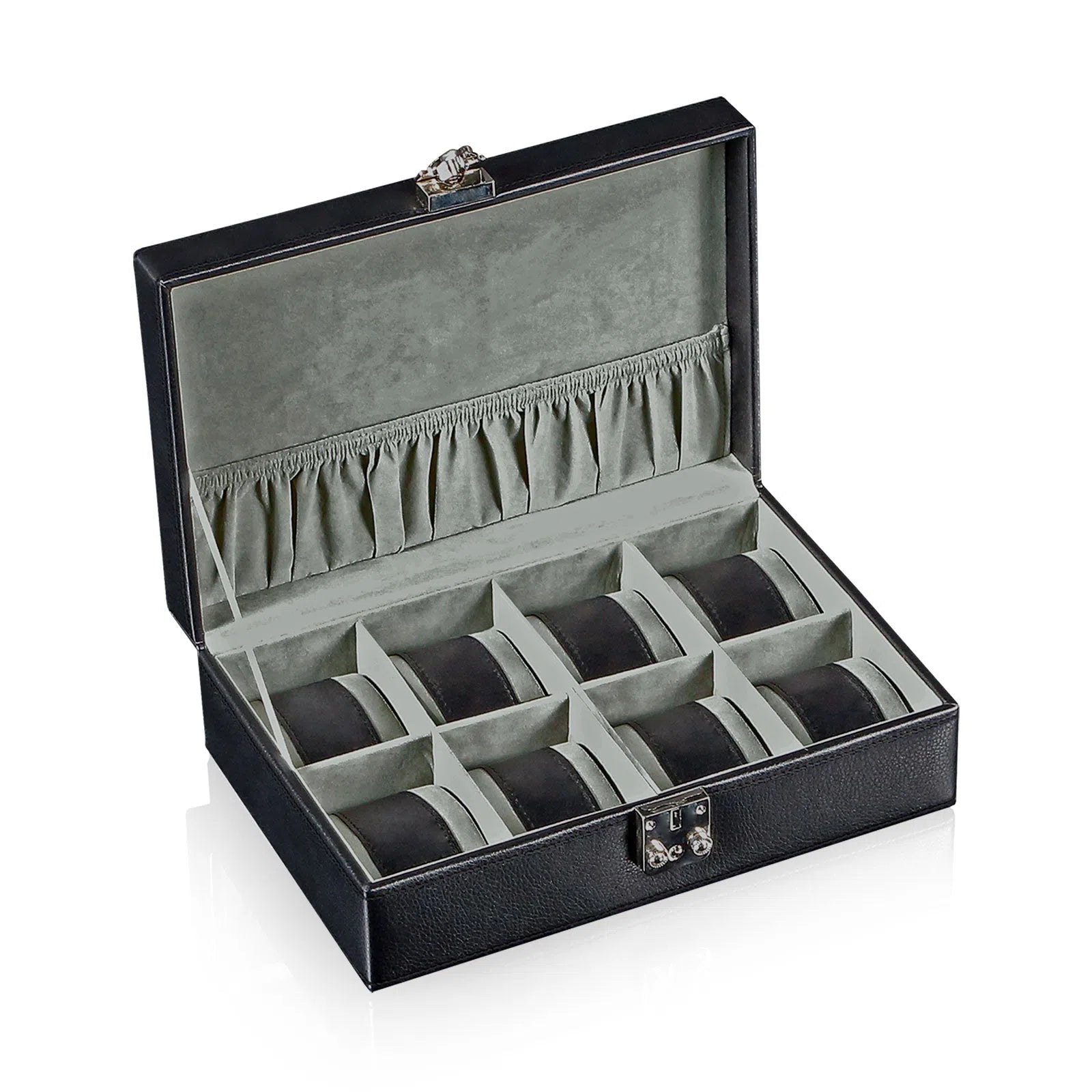 Boite a Montre Solid 8 Montres Noir 3