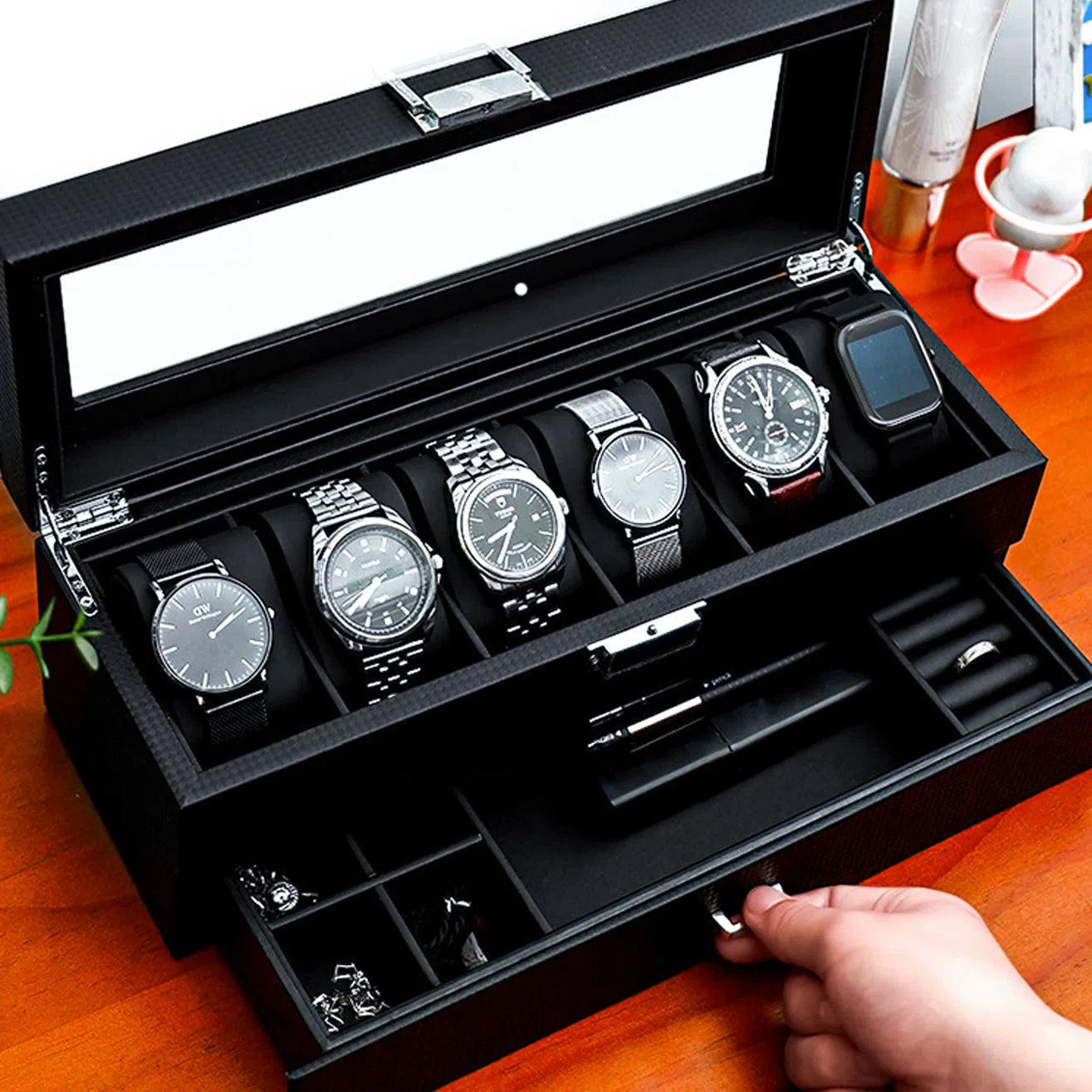 Porta Orologi - Black Swan-Le Remontoir-2