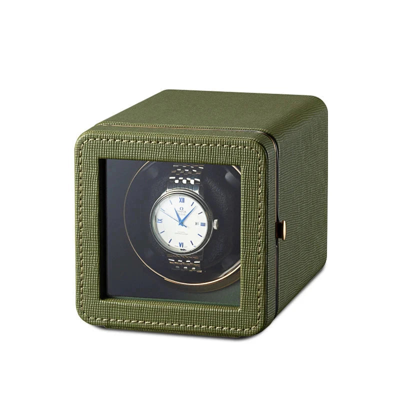 Carica Orologi Automatici - Cubo Moderno Verde-Le Remontoir-1