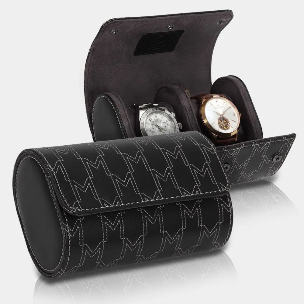 Porta Orologi - OPTIMUS 2 Orologi Nero / Bianco-Porta Orologi-4