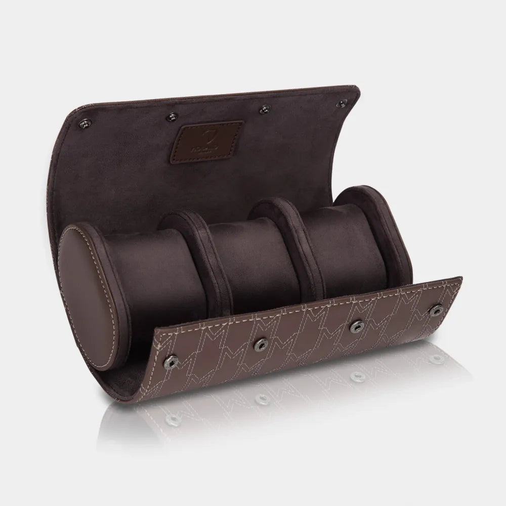 Porta Orologi - OPTIMUS 3 Orologi Marrone / Bianco-Porta Orologi-1