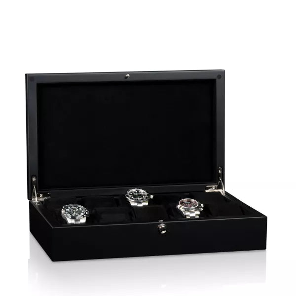 Porta Orologi - Piano Silk 10 Orologi Nero-Porta Orologi-3