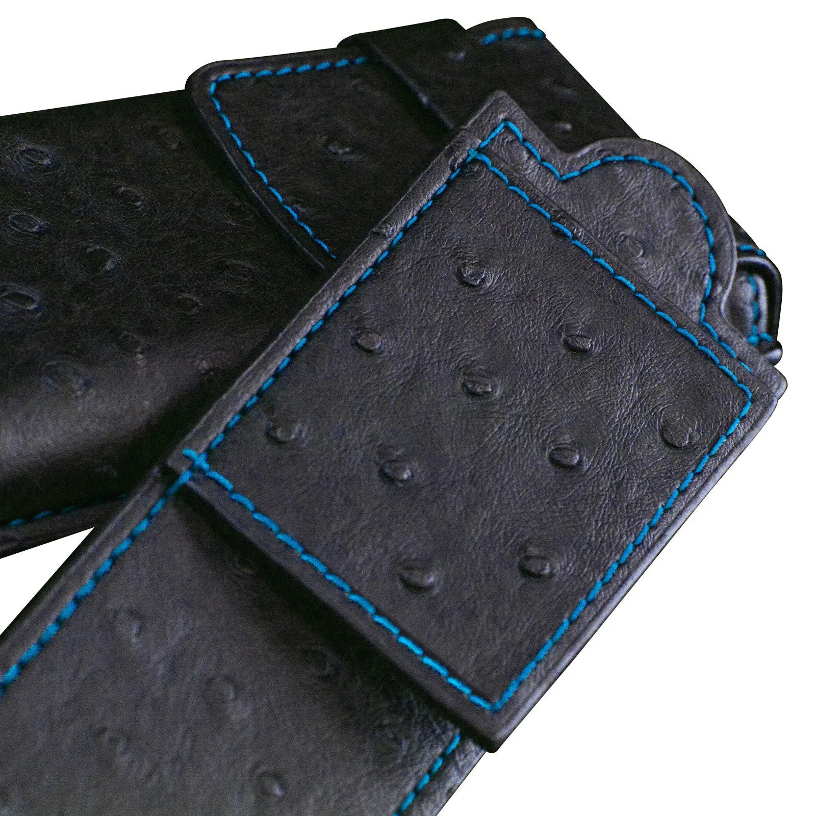 Porta Orologi - Astuccio Mondo Ostrich 1 Orologio Nero / Blu-Porta Orologi-4