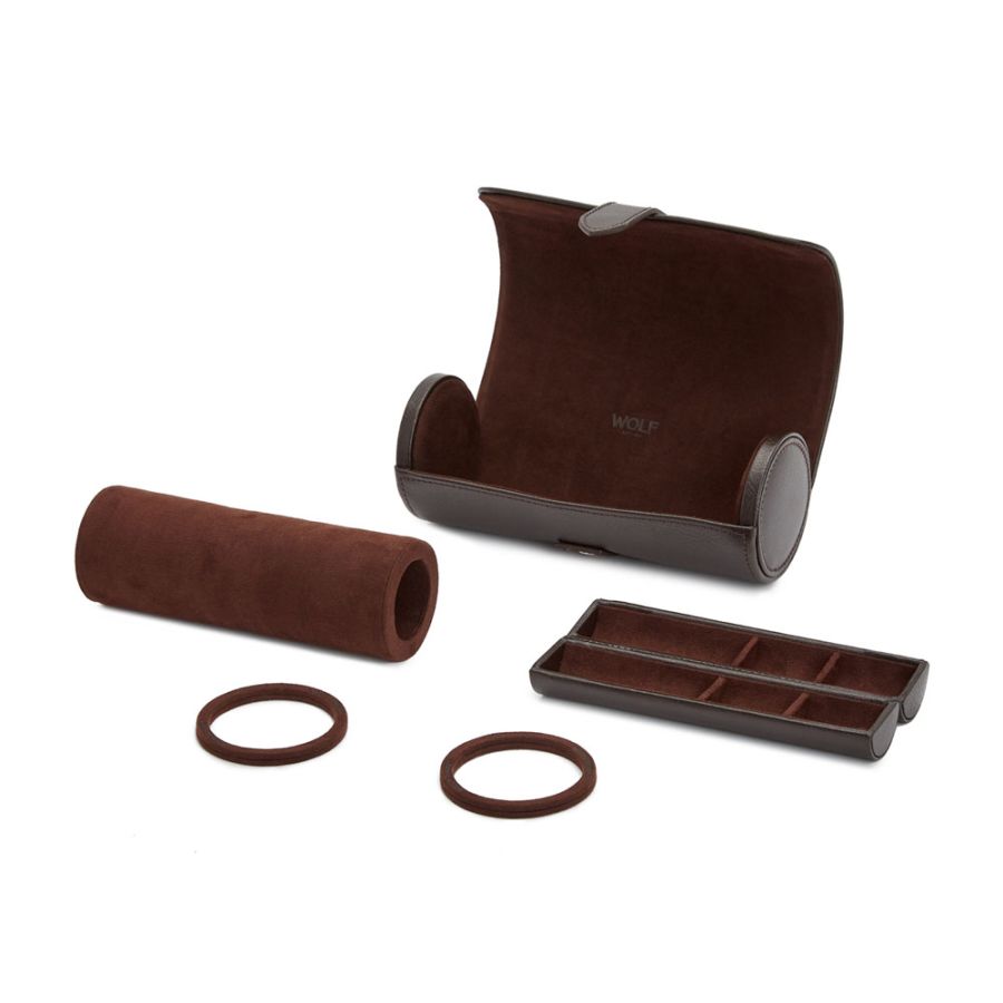 Rotolo per Orologi Blake Marrone con Capsula-Le Remontoir-4
