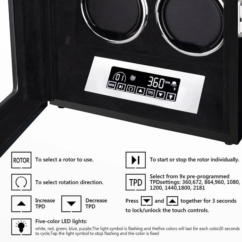 Carica Orologi Automatico Macassar Duo-Le Remontoir-2