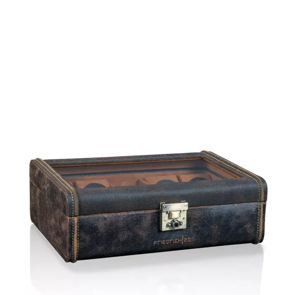 Porta Orologi - Cubano 8 Orologi Marroni-Porta Orologi-3