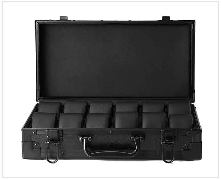 Valigetta portarologi nera per orologiaio-Le Remontoir-2