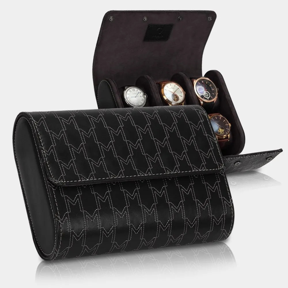 Porta orologi - OPTIMUS 6 orologi Nero / Bianco-Porta Orologi-4