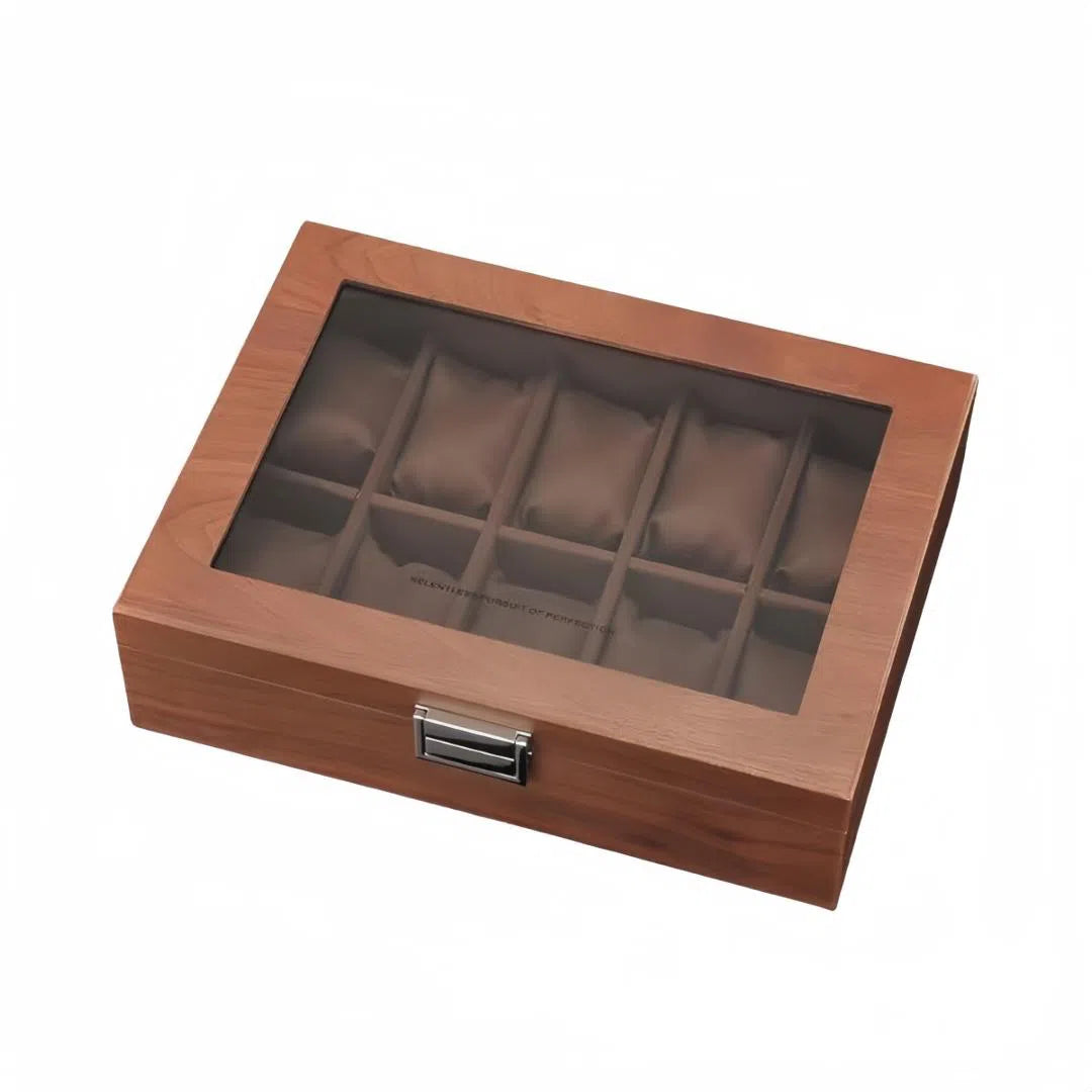 Porta orologi - Eleganza 10 orologi Interno marrone-Le Remontoir-1