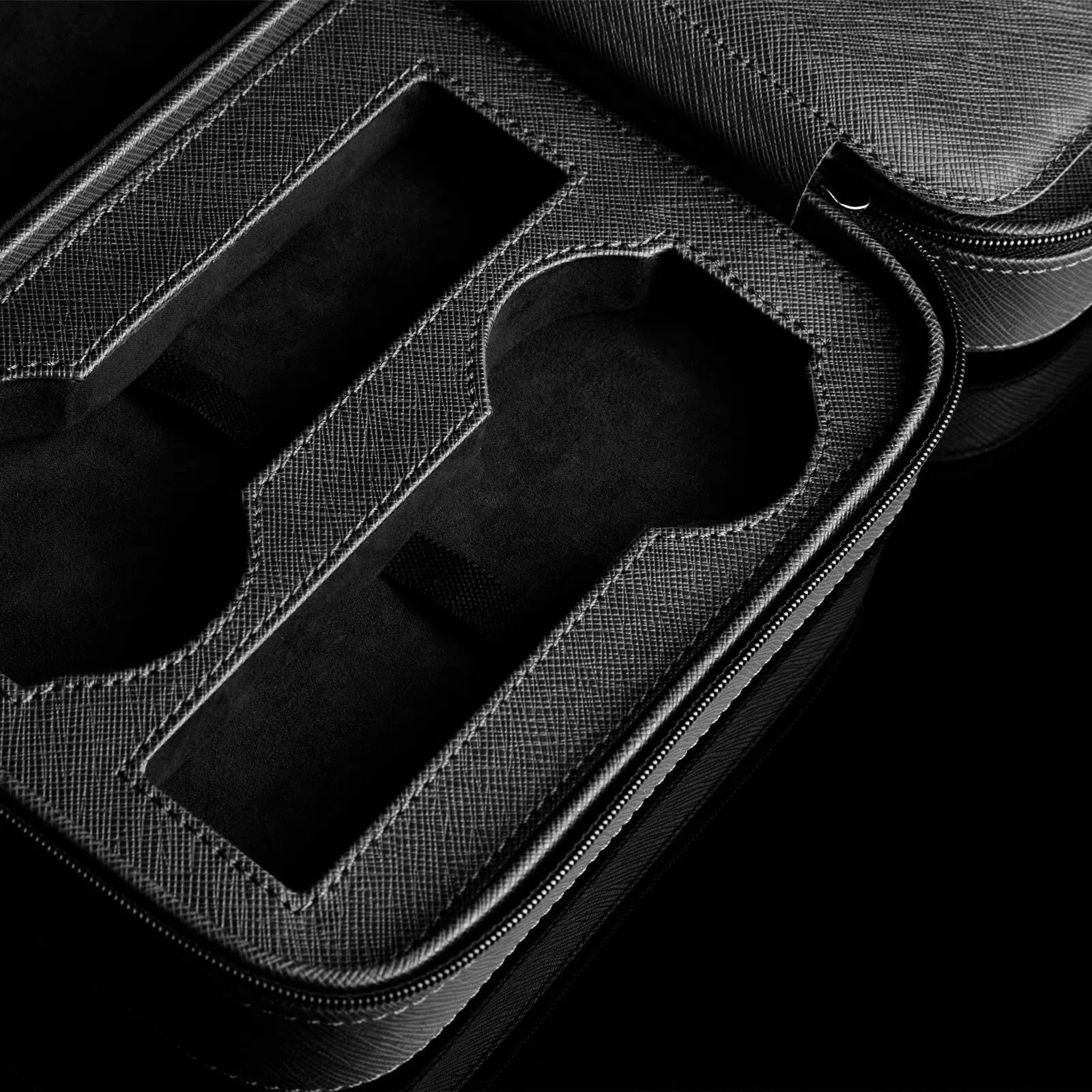 Porta Orologi - Lifestyle Saffiano Nero-Le Remontoir-8