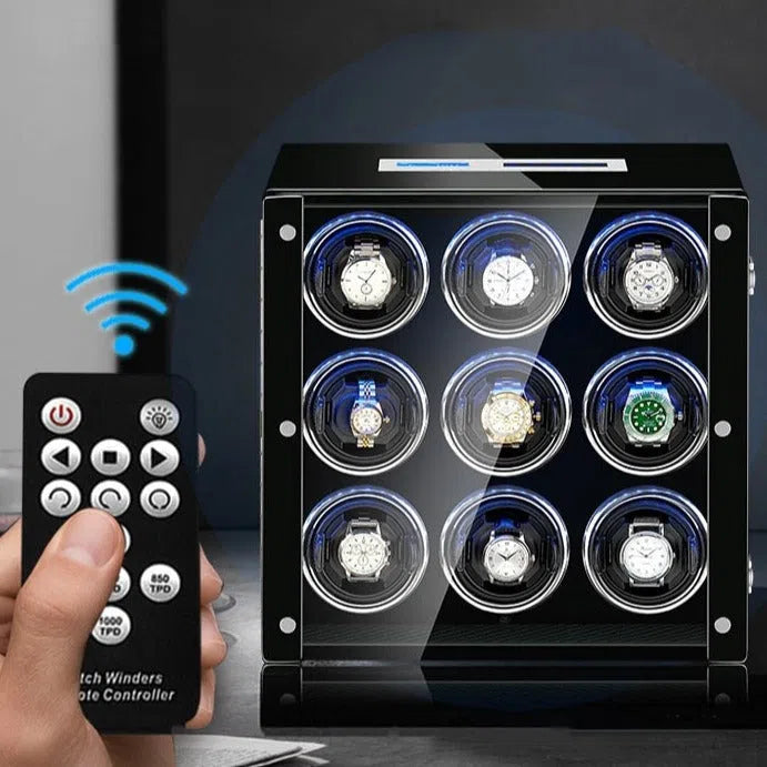 Carica Orologi Premium Marrone 2 Scomparti-Le Remontoir-2