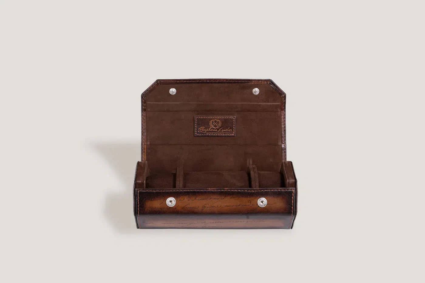 Porta Orologi - Galata Esagonale Pergamena Java Marrone-Le Remontoir-3