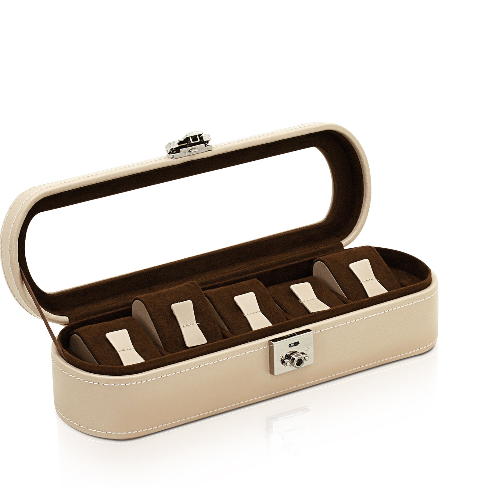 Porta Orologi - Cordoba 5 orologi Beige-Le Remontoir-1