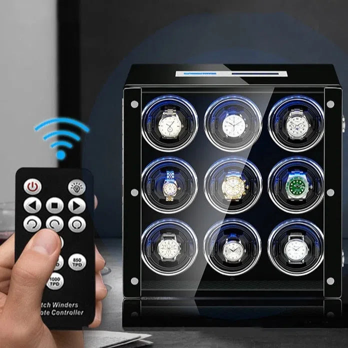 Carica Orologi Automatico - Premium Piano 9 Scomparti-Le Remontoir-2