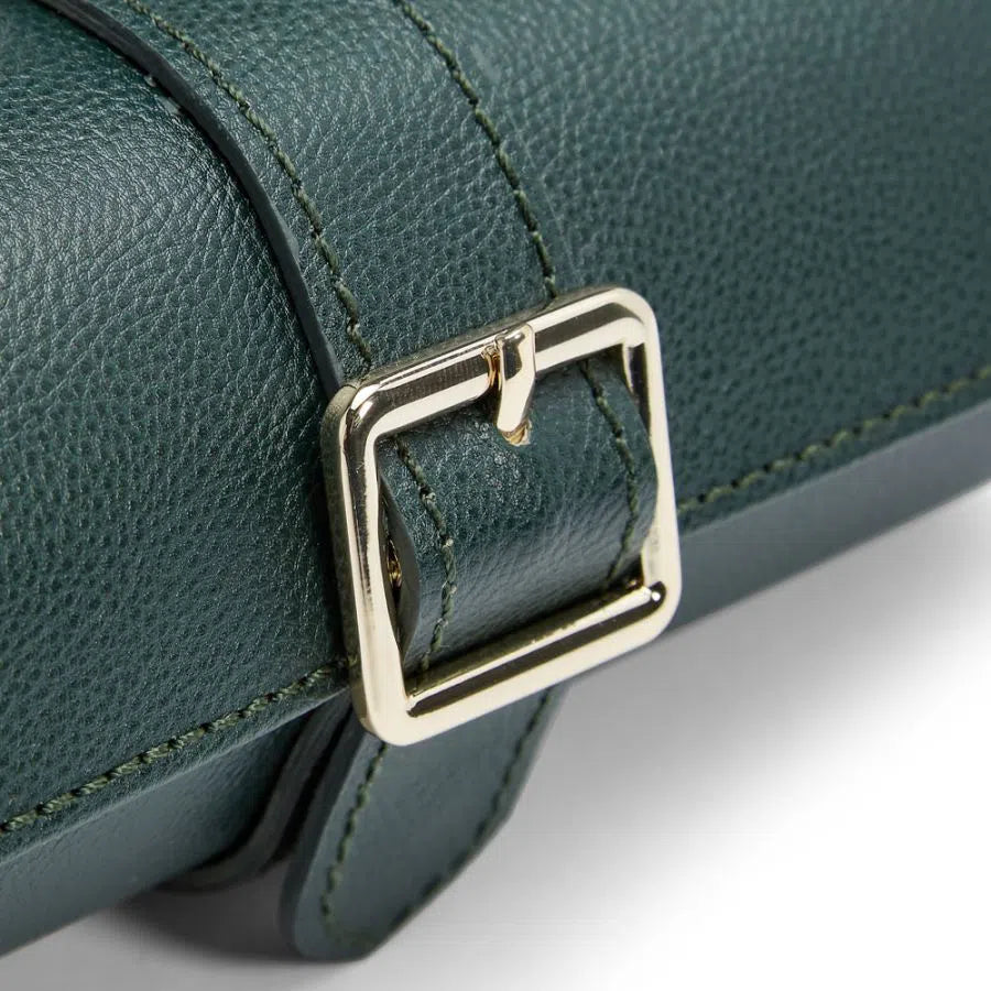 Porta orologi triplo British Racing verde-Le Remontoir-2