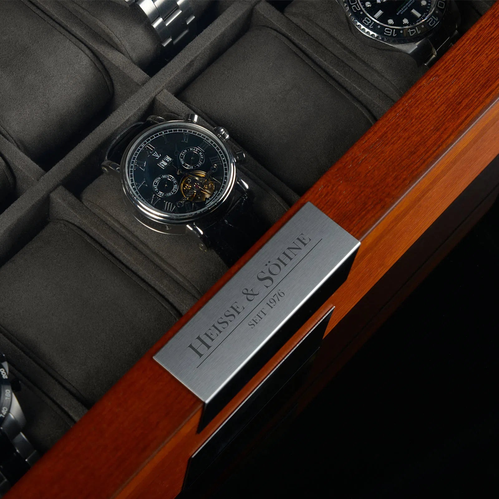 Porta Orologi - Monteray 12 Orologi Mogano-Porta Orologi-3