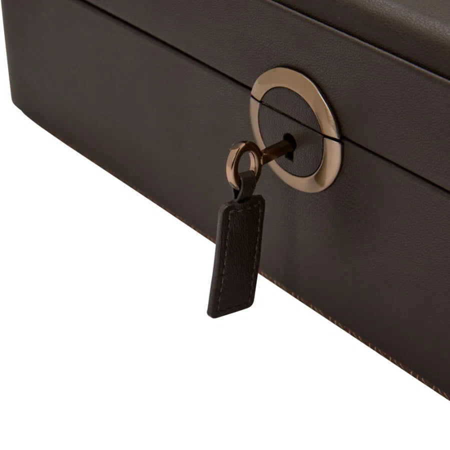 Scatola porta orologi Terre Café per 5 orologi con spazio di archiviazione-Le Remontoir-4