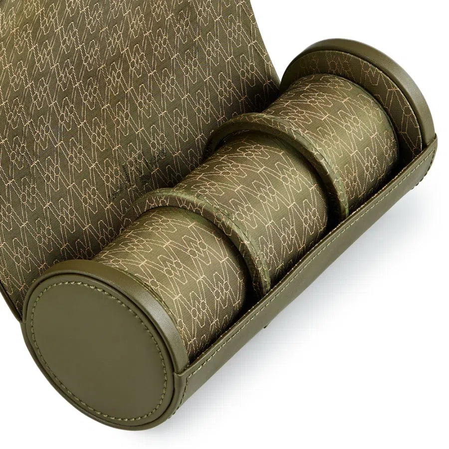 Rotolo per tre porta orologi Terra Oliva-Le Remontoir-3