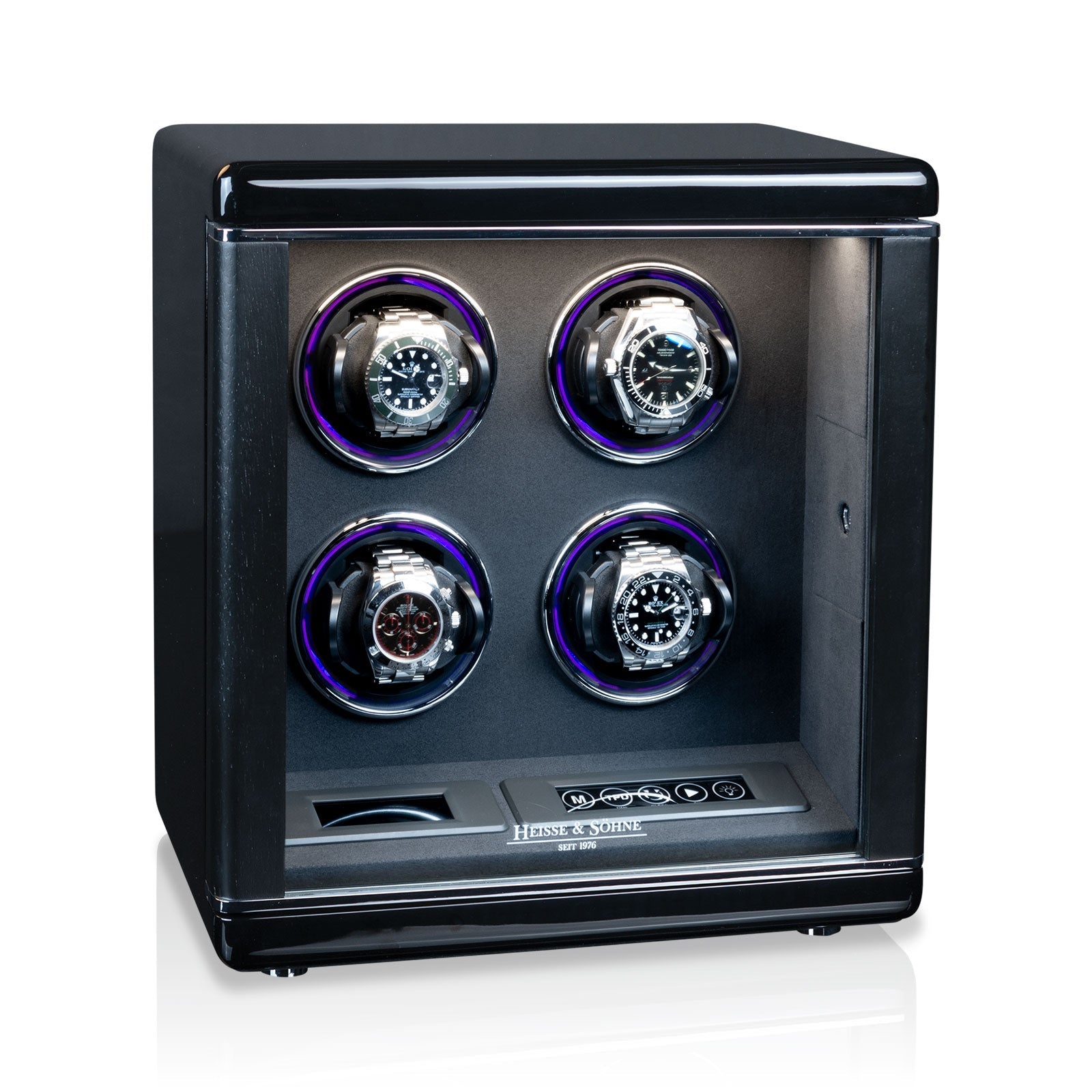 Carica Orologi Automatici - Chicago 4 Nero-Le Remontoir-3