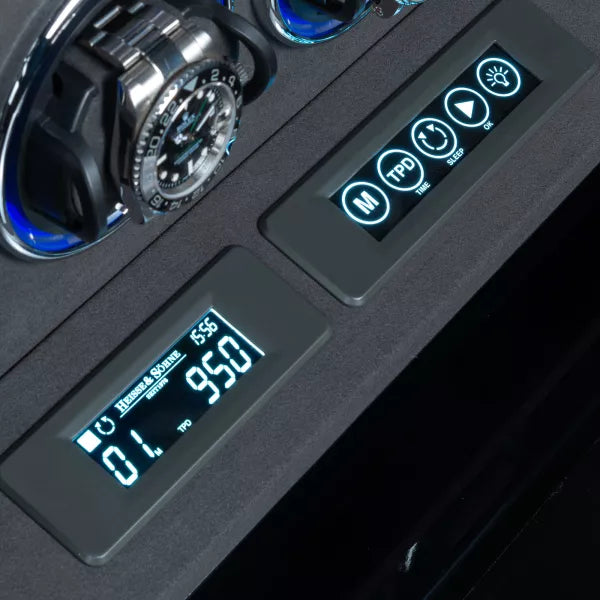 Carica Orologi Automatici - Rome 4 Ebano alta brillantezza-Le Remontoir-4