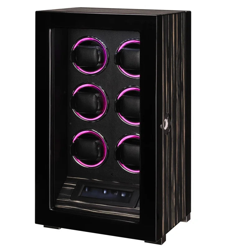 Carica orologi automatici sextuor nero ebano-Le Remontoir-1