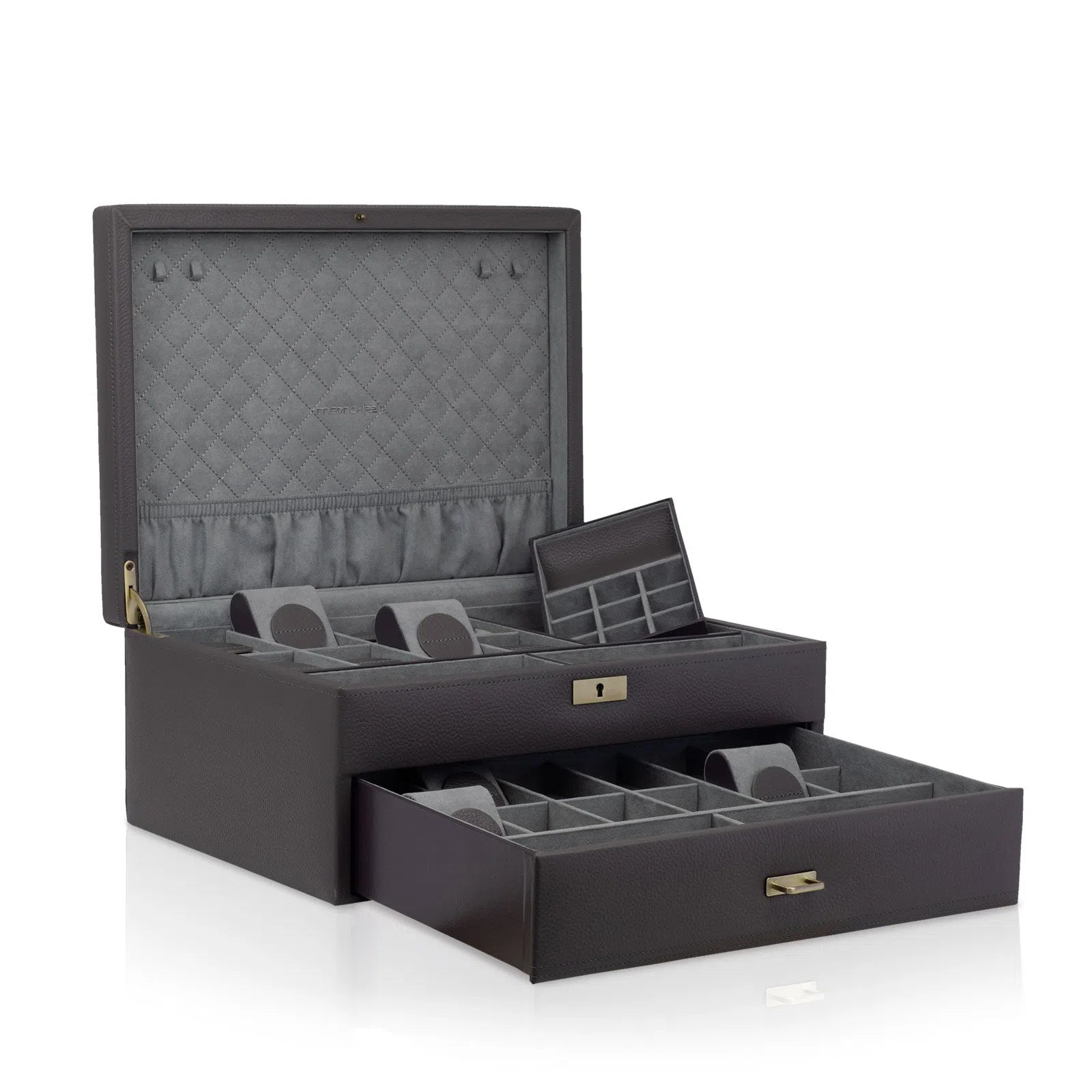 Porta orologi - Jumbo Dynasty 20 orologi Grigio-Porta Orologi-3