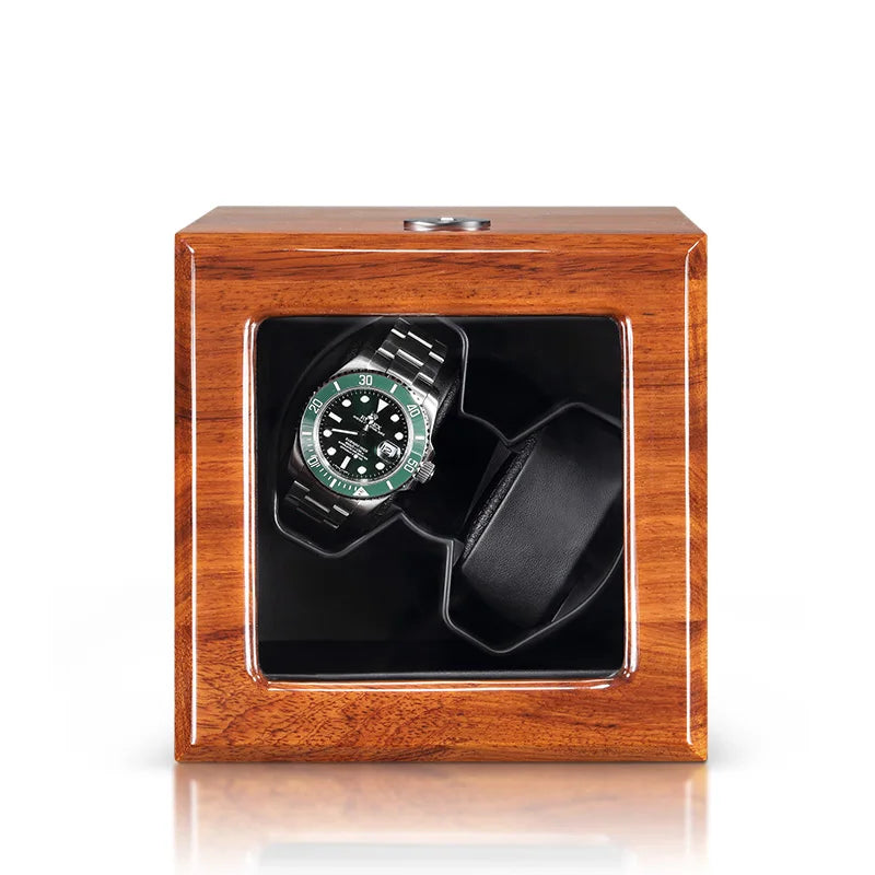 Carica Orologi Automatici - Carica Orologi in legno 2 Orologi interno nero-Le Remontoir-1