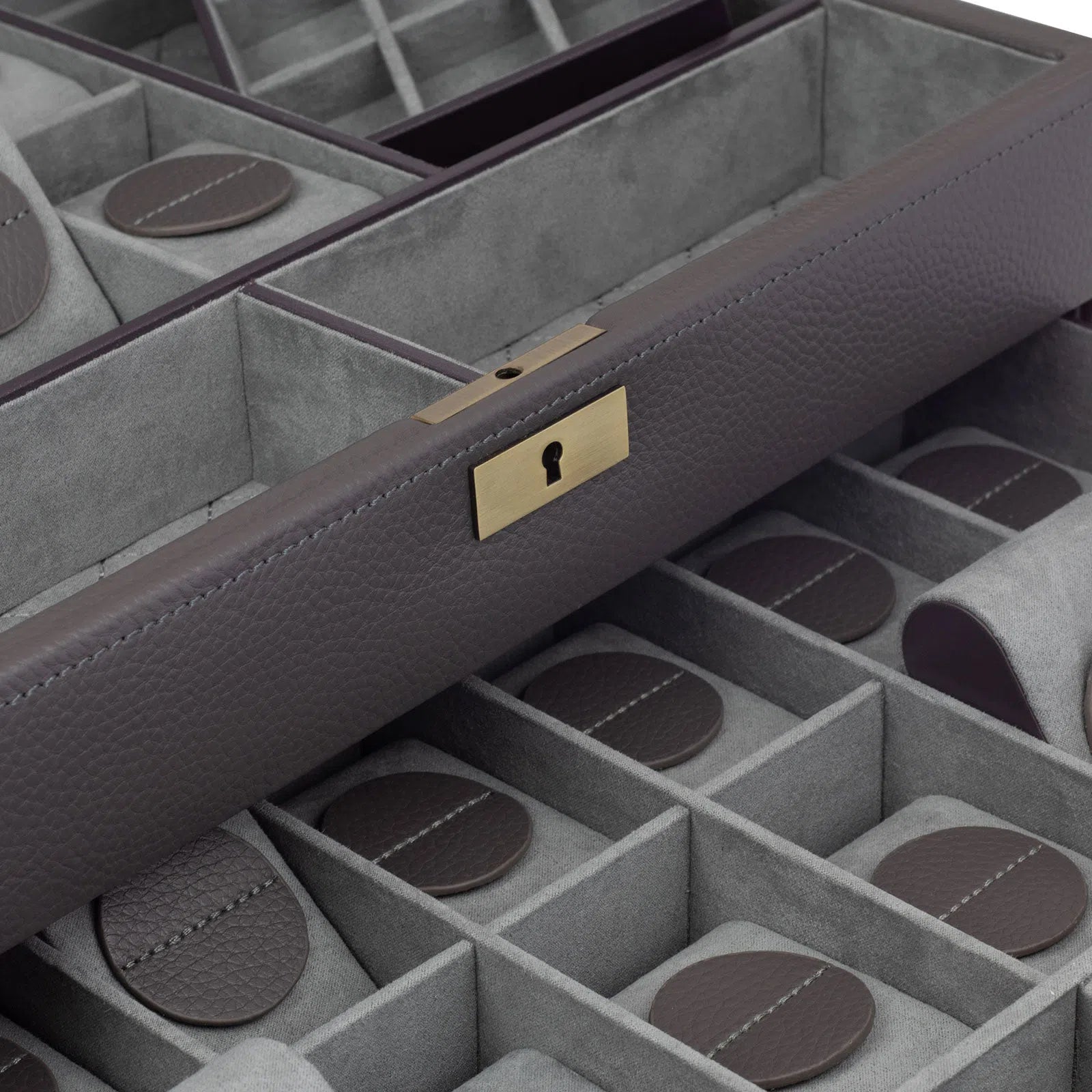 Porta orologi - Jumbo Dynasty 20 orologi Grigio-Porta Orologi-4