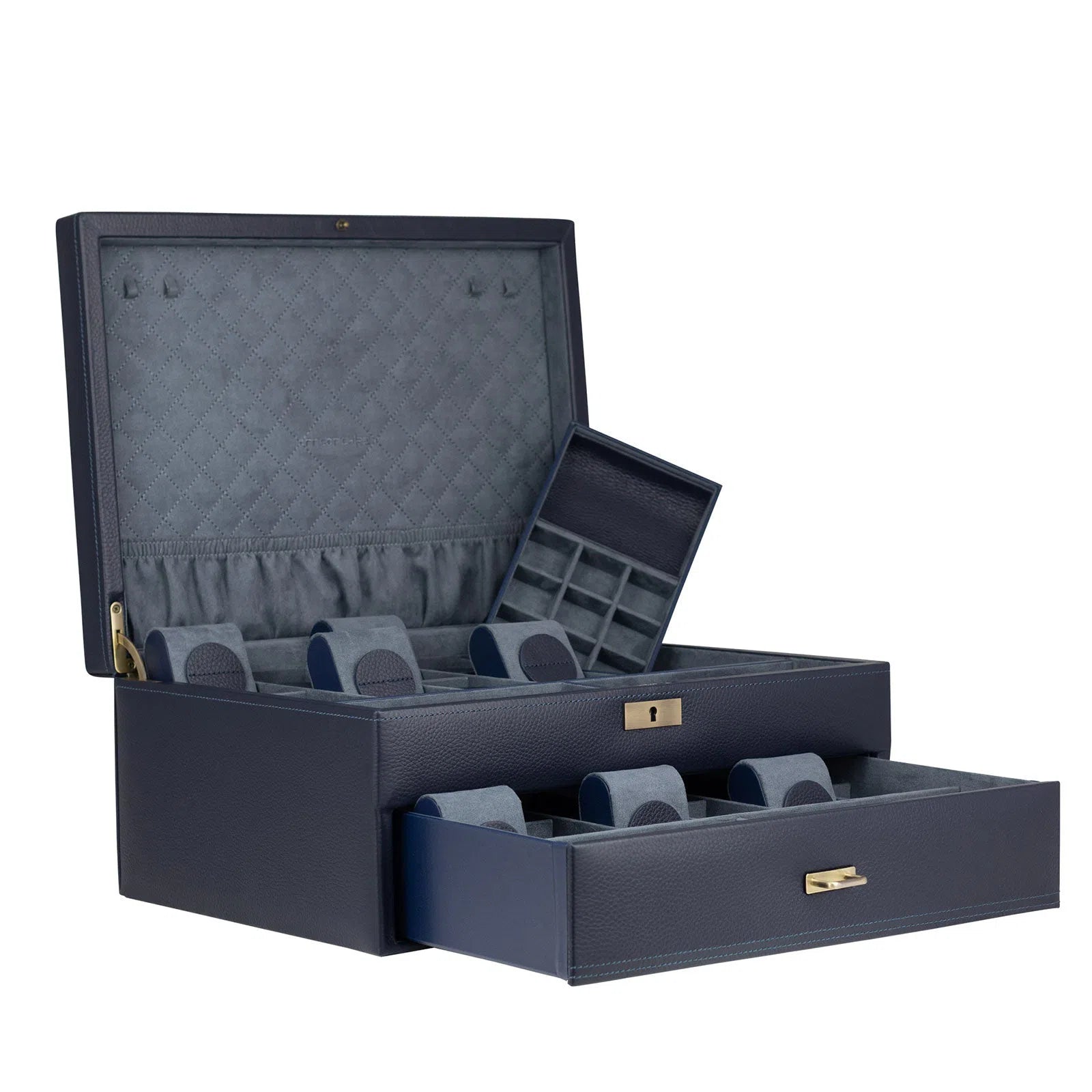 Porta Orologi - Jumbo Dynasty 20 orologi Blu-Porta Orologi-3