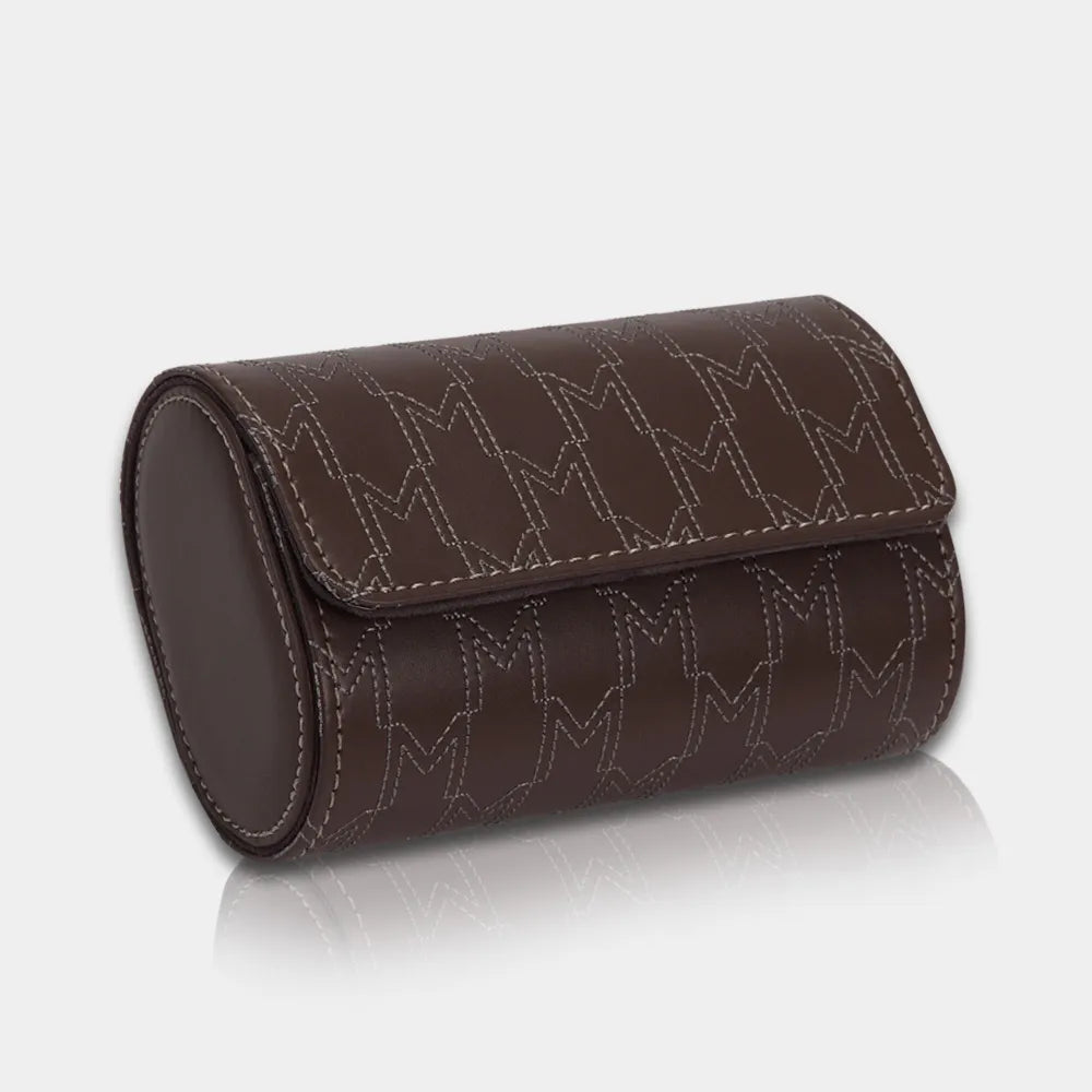 Porta Orologi - OPTIMUS 2 Orologi Marrone / Bianco-Porta Orologi-3