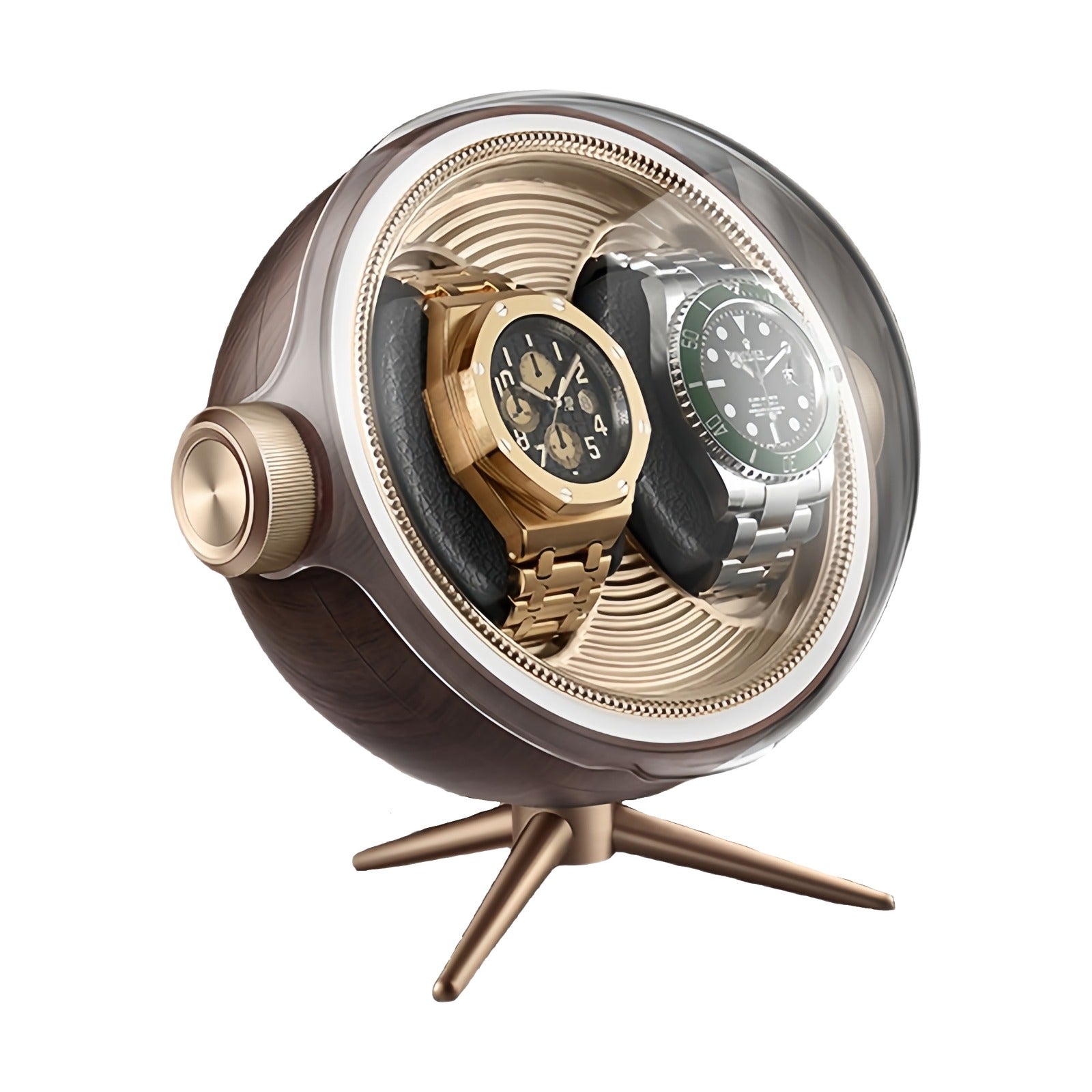 Carica Orologi Automatici - Tripode Duo dorato-Le Remontoir-1