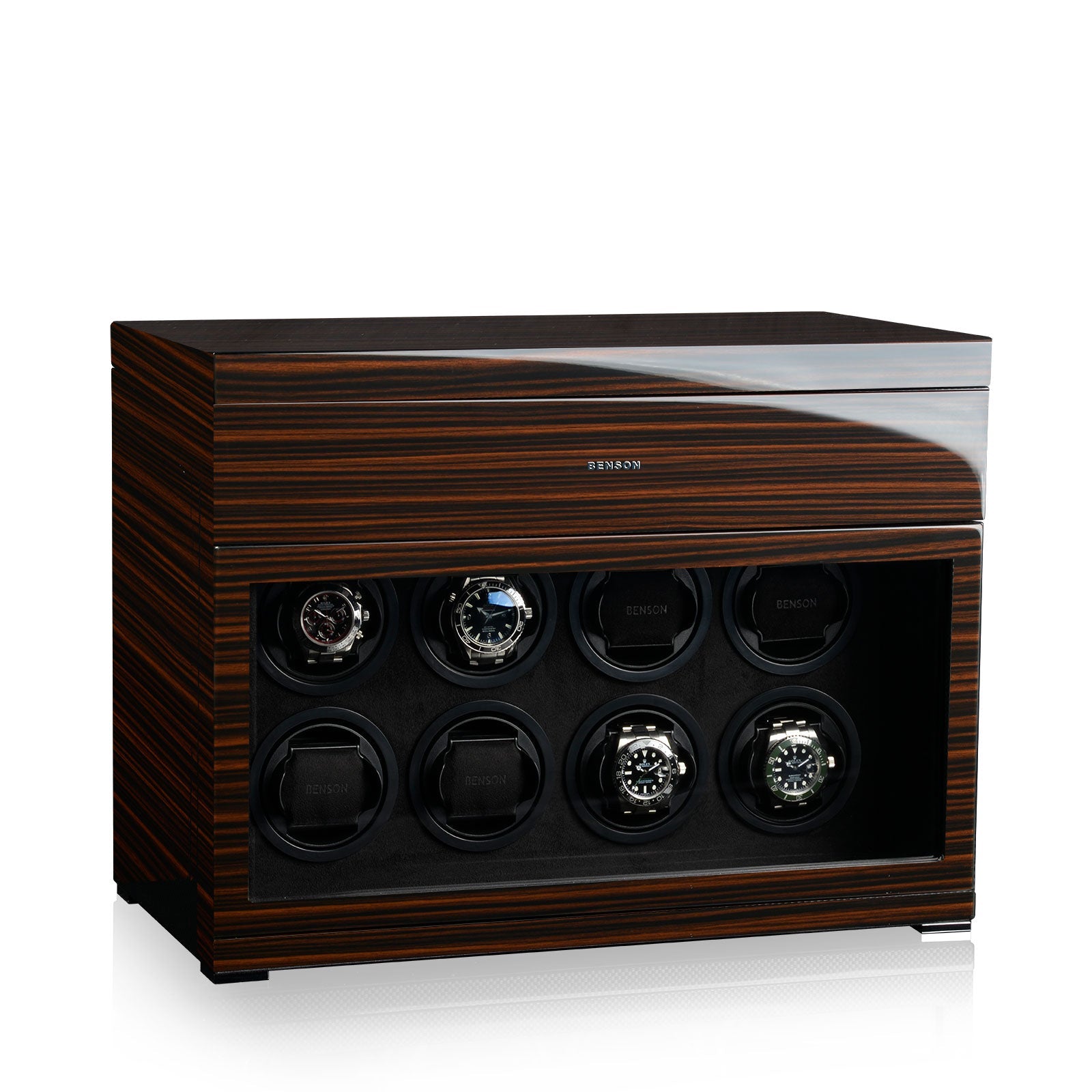 Carica Orologi Automatici - Ebano a Elevata Lucentezza Serie 8-Le Remontoir-1