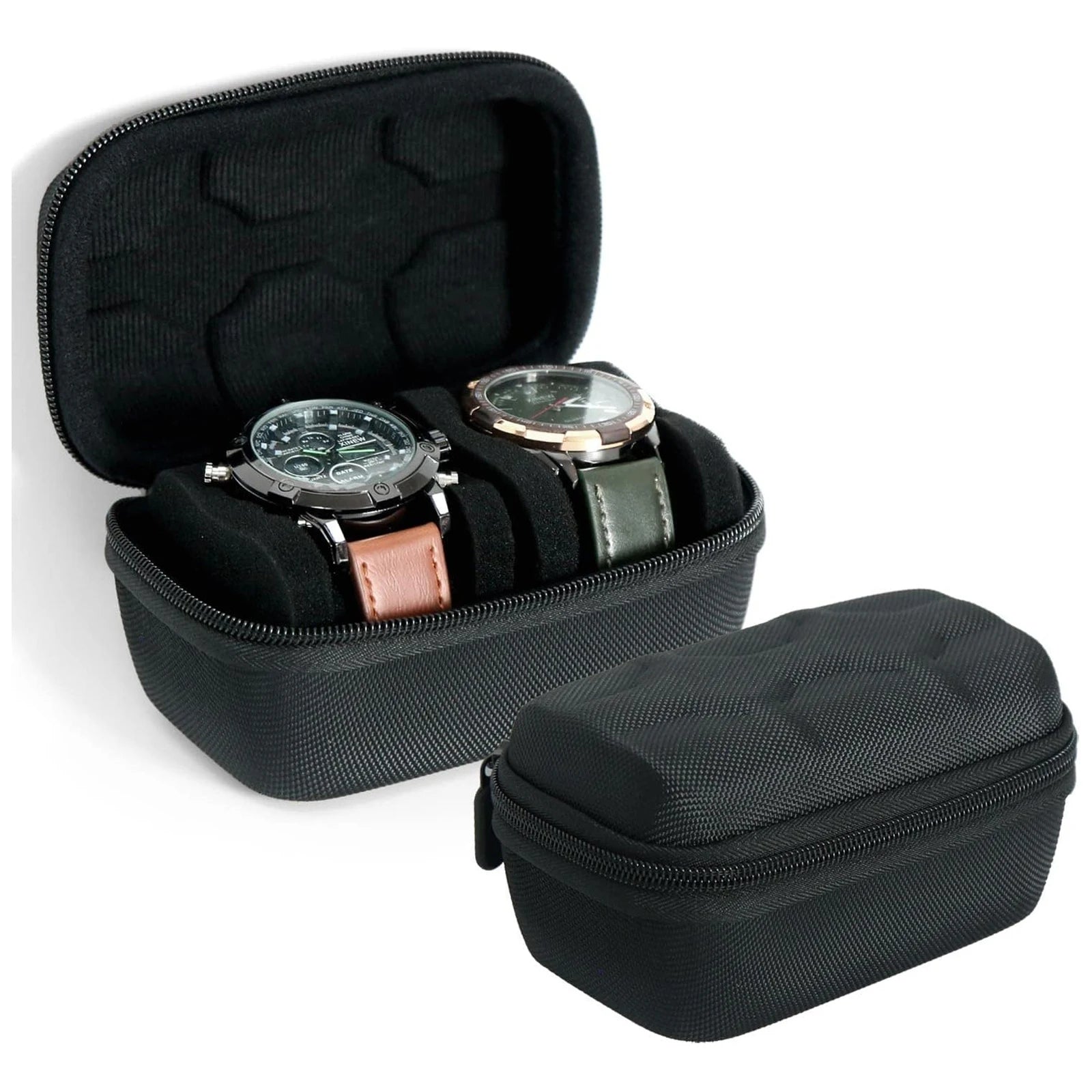 Porta Orologi - Black Eva 2 Slots-Porta Orologi-1