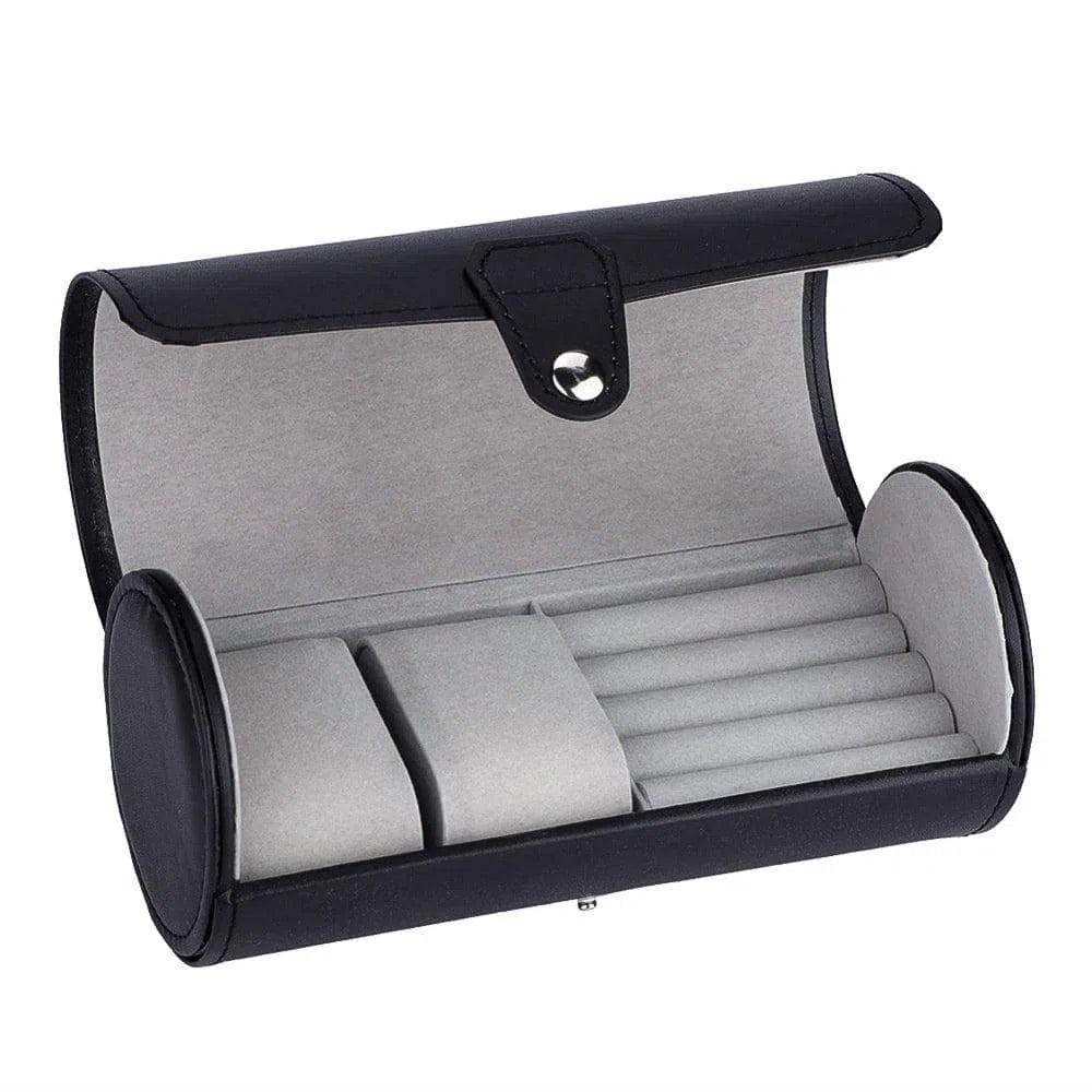 Custodia per Orologio - Nero Semplice-Le Remontoir-2