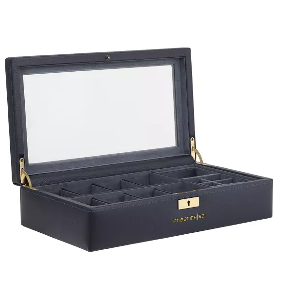 Porta Orologi - Jumbo Dynasty 8 orologi Blu-Porta Orologi-1