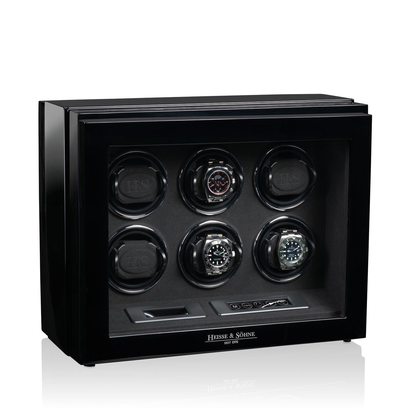 Carica Orologi Automatici - Watch Master 6 Nero-Le Remontoir-1