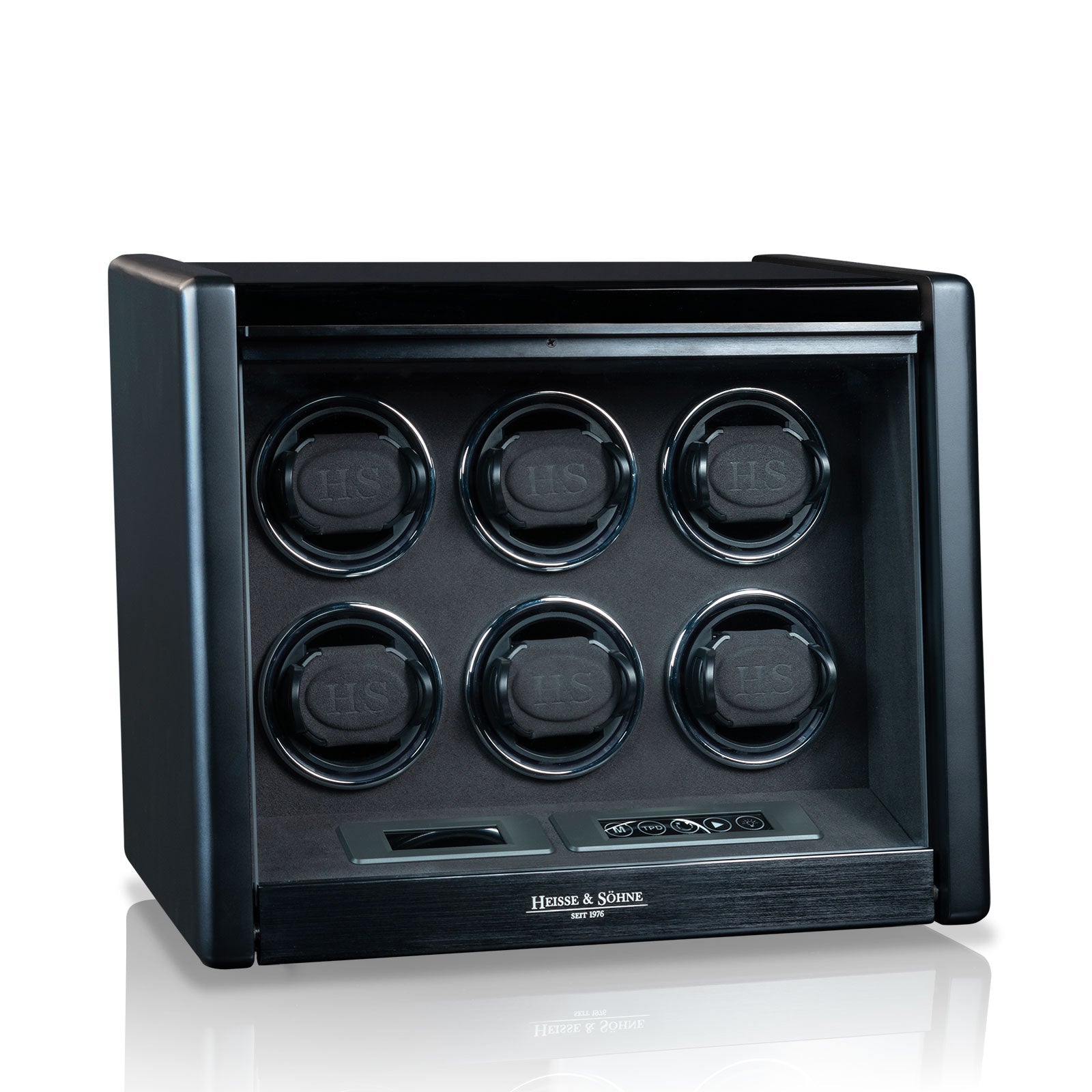 Carica Orologi Automatici - Madrid 6 Nero alta brillantezza-Le Remontoir-2
