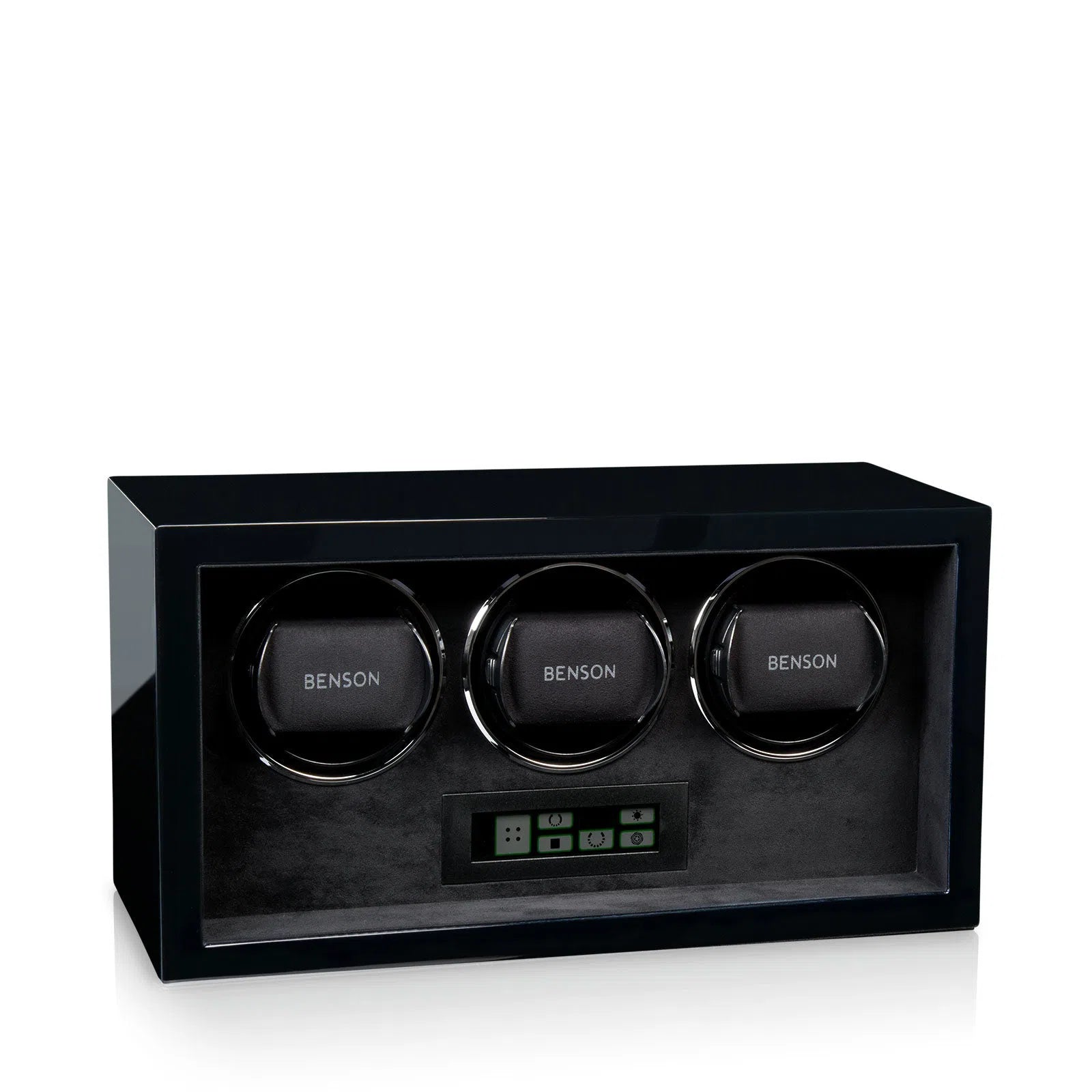 Carica Orologi Automatici - Compatto Triplo Nero-Le Remontoir-1