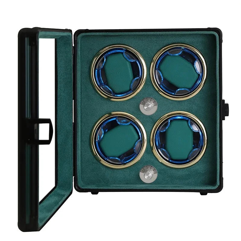 Carica orologi automatici quatuor moderno Verde-Le Remontoir-2