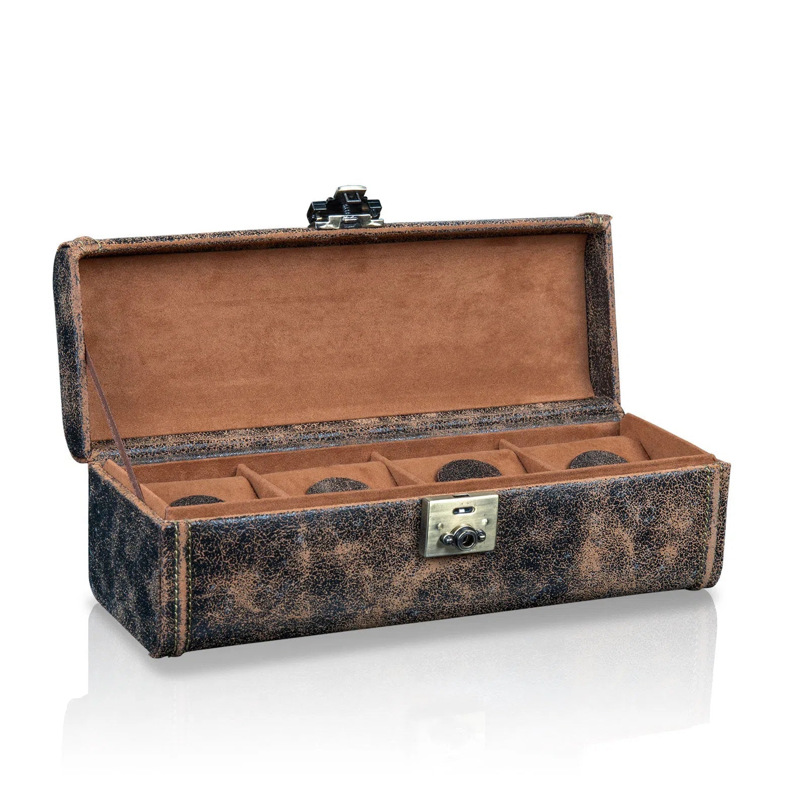 Porta Orologi - Cubano 4 Orologi Marrone-Porta Orologi-1