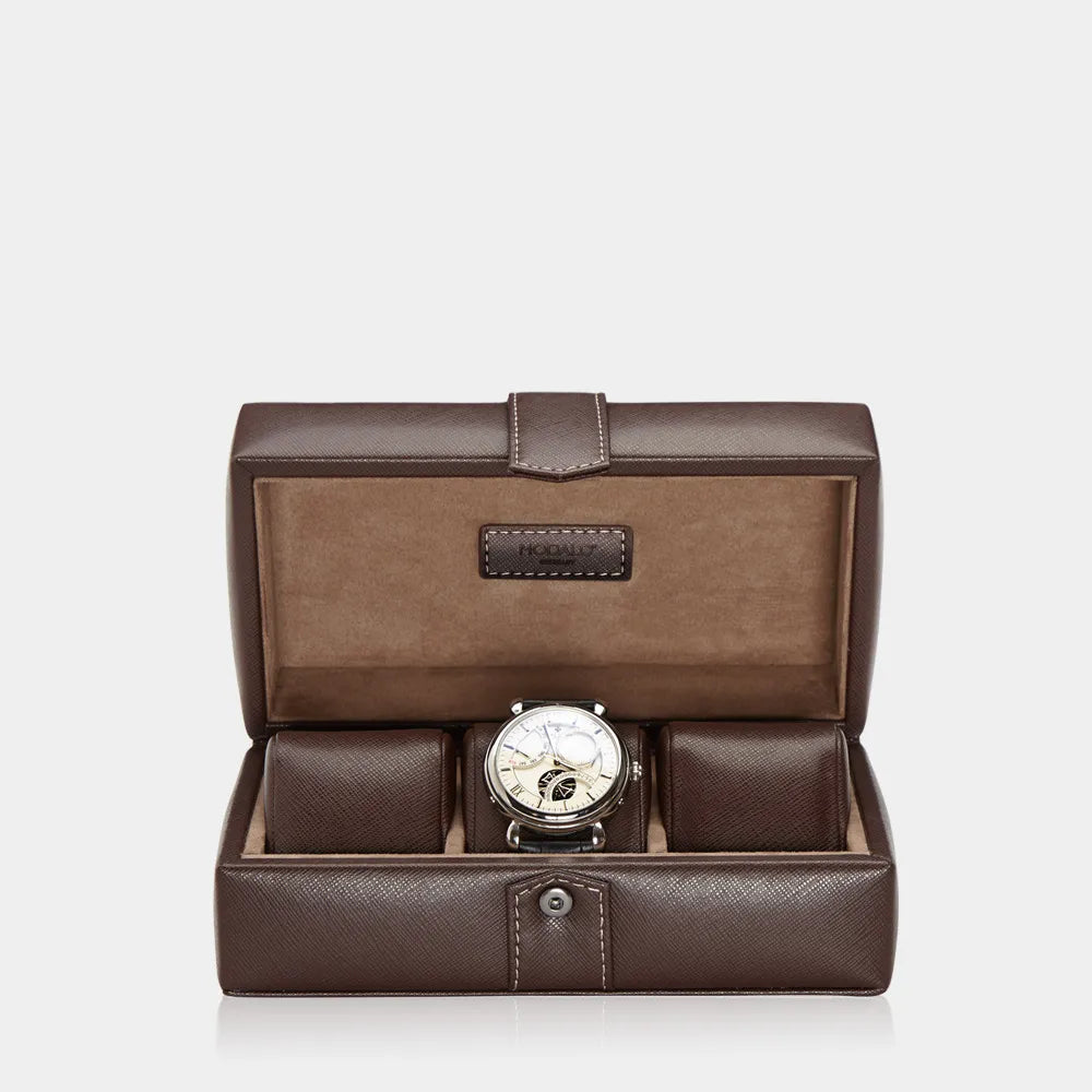 Porta Orologi - GALLANTE 3 Orologi Marrone-Porta Orologi-4