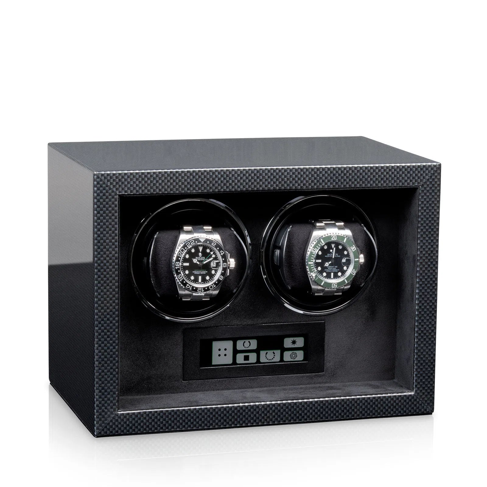 Carica Orologi Automatici - Porta Orologi Doppio Compatto in Fibra di Carbonio-Le Remontoir-4