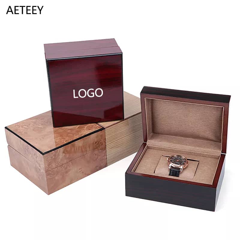 Porta orologi in legno rosso-Le Remontoir-3