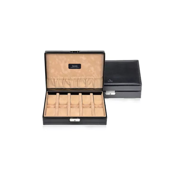 Porta Orologi - New Classic 10 Orologi Nero / Beige-Porta Orologi-1