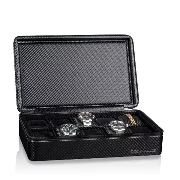 Porta Orologi - Tampa 10 Orologi Nero / Carbonio-Porta Orologi-1