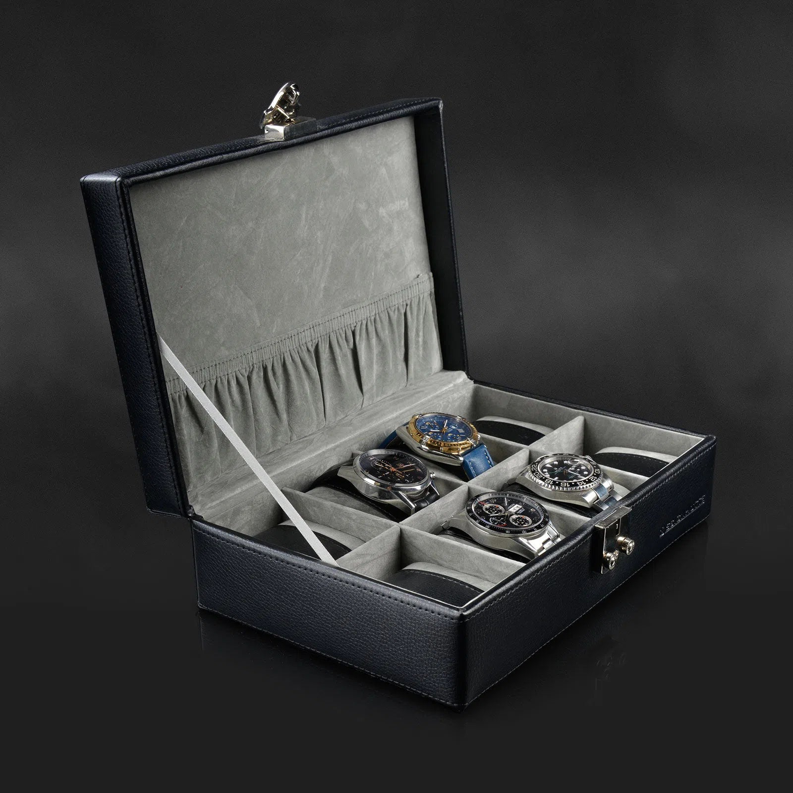 Boite a Montre Solid 8 Montres Noir 4