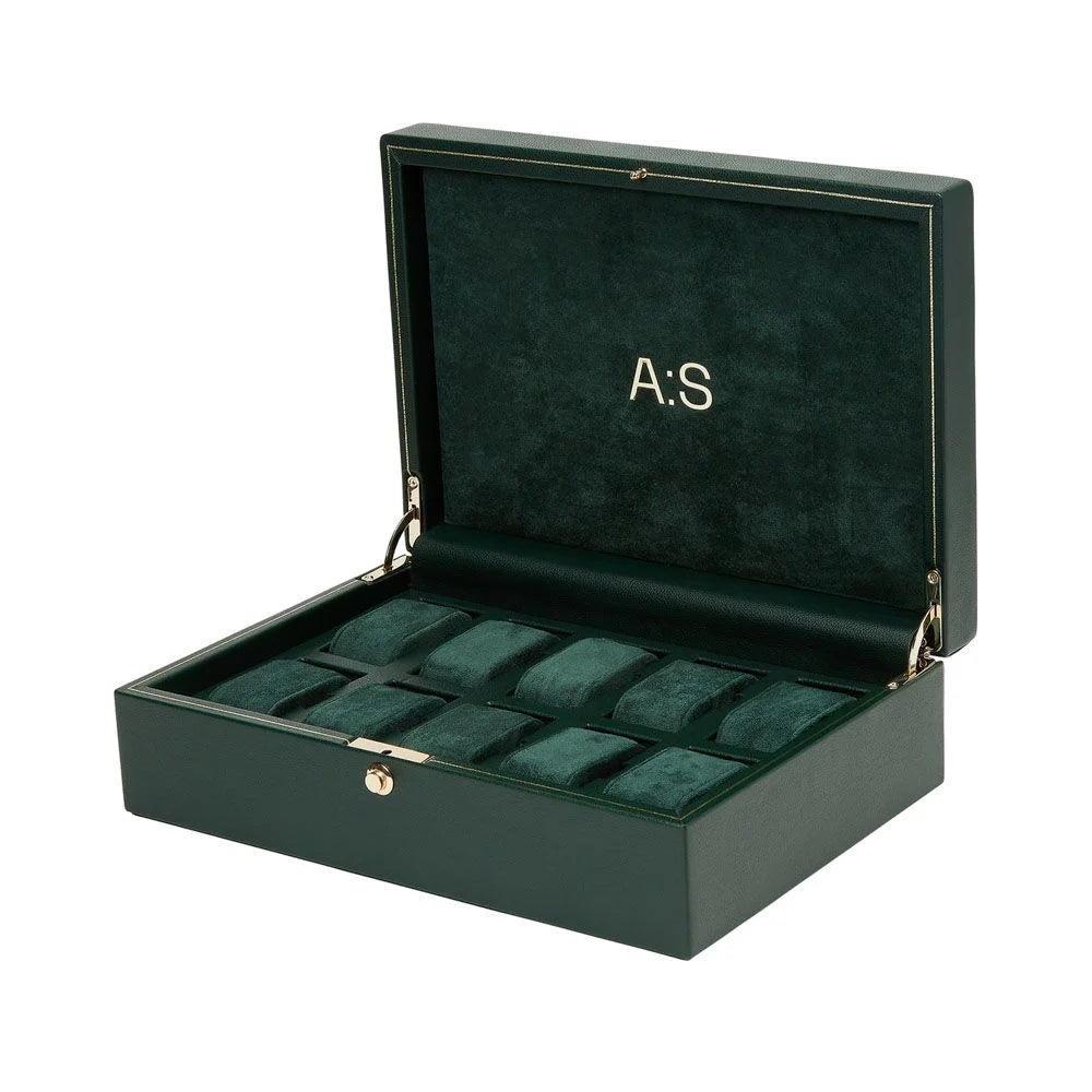 Porta Orologi - Collezione Vintage Analog/Shift 10 Orologi Verde-Porta Orologi-4